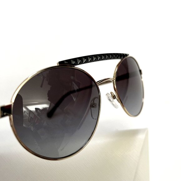 New in Case Original MICHAEL KORS Milos Aviator Sunglasses Gold Metal mk1083 main image 6